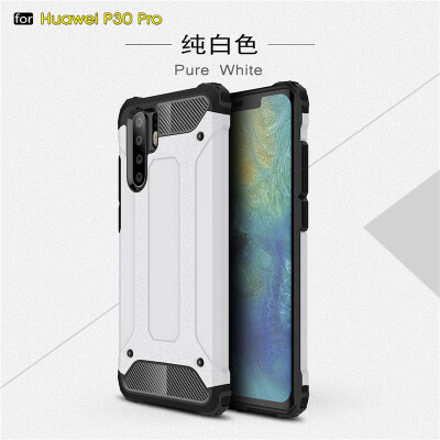 

Goowiiz Phone Case For Huawei P30P30 ProMate 20X King Kong Armor Fashion Bumper PC TPU Prevent falling