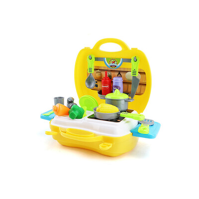 

Multifunctional Childrens Educational Box Family Parent-child Games Playhouse Suitcase Set