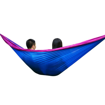 

3 x 2M Outdoor 2 Person Assorted Color Portable Parachute Nylon Fabric Hammock