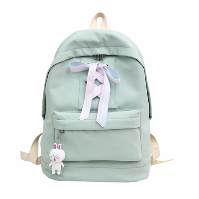 

Sweet Youth Backpack for Teenage Girl Cute Ribbons Backpacks Women Large Laptop School Bag Bagpack for Teen Fashion Daypack Bags