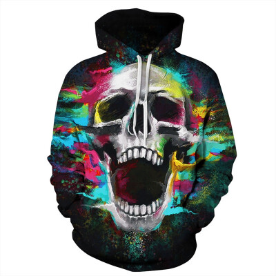 

Men Horror Clown Autumn Drawstring 3D Printed Hoodies Men Women Couple Hoodies 3D Print Hoody Casual