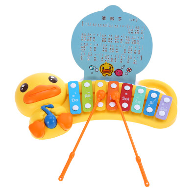 

Xylophone Pounding Bench Toys with 8 Note Mental Keys & 2 Mallets Kids Musical Instrument Educational Toy