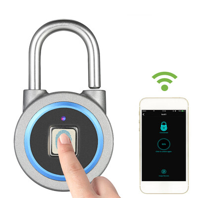 

BT Fingerprint Smart lock Keyless Lock Waterproof APP Fingerprint Unlock Anti-Theft Padlock Door Lock for Android iOS System