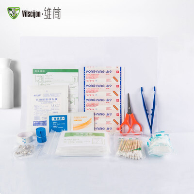 

Vilscijon Travel Portable First Aid Kit 12pcs