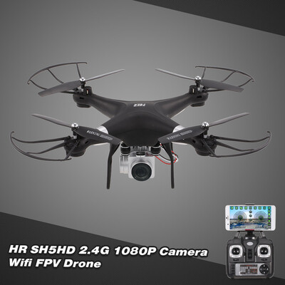 

Original HR SH5HD 24G 4CH 1080P Camera Wifi FPV Drone Height Hold Headless Mode One Key Return RC Quadcopter