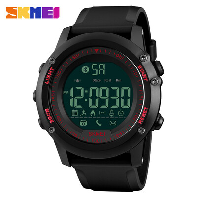 

SKMEI Bluetooth Smart Watches Mens Pedometer Calorie Digital Watch Men Waterproof Sport Clock Mens Wristwatch Relogio Masculino
