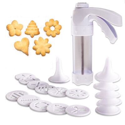 

DIHE Decorate Cookie Gun Suit Squeeze Cream Flowers