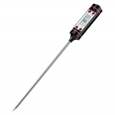 

Meat Thermometer Cooking Thermometer 58 Inch Long Probe with Instant Read LCD Screen Hold Function for Kitchen Food Smoker Gr