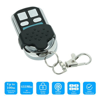 

433Mhz 4 Buttons Copy Cloning Duplicator Remote Control Transmitter Switch for Garage Opener Electric Garage Door Remote Control K