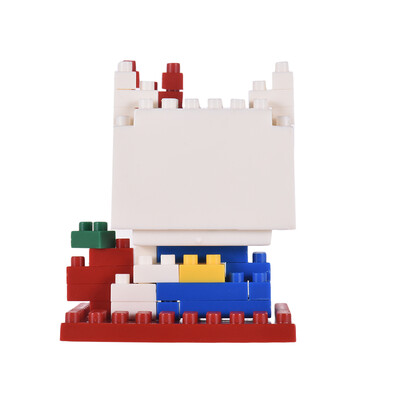 

Cartoon Mini Blocks Pencil Cap Sharpener School Stationery Desktop Decoration Gift for Students Boys Girls