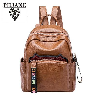 

PHJANE Waterproof PU Leather Small Backpack Purse for Women School Bag for Girls