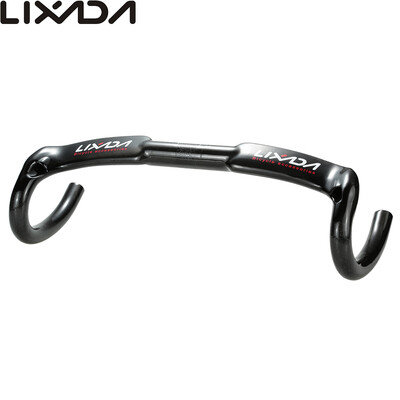 

Lixada 1pc 318mm Glossy Carbon Fiber Drop Handlebar Road Bike Bicycle Race Handle bars Cycling Sports Bicycle Accessories Ultra-l