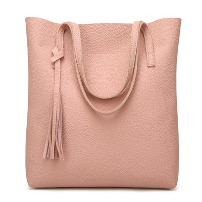 

Women PU Leather Shoulder Bags Casual Ladies Handbags Simple Tote bag Top Handle Handbags