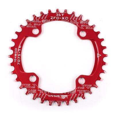 

Bike Narrow Wide Chainring Crankset Oval Round Single Chainwheel MTB Mountain Bike BCD 104MM Chainrings 32T 34T 36T
