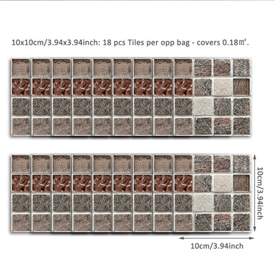 

NeillieN Wall paste 3D marble mosaic wall paste kitchen bathroom waterproof tile pasteWaterproof wall paste flat wall paste