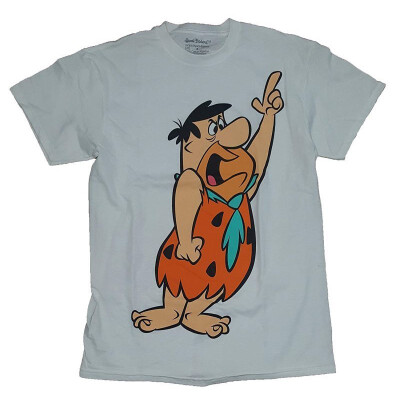 

Fred Flintstone White Graphic T-Shirt