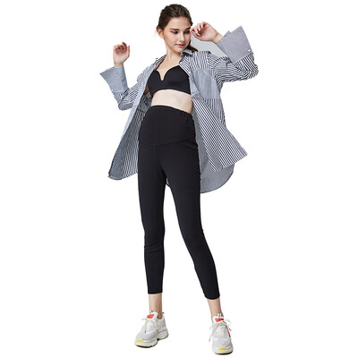 

October Mommy octmami maternity pants spring&autumn tide mother out of stomach lift leggings black  code 16598C