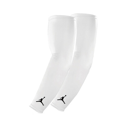 

Nike NIKE Jordan Shooter Armguards Sports Ride Basketball Fitness Protector Arm Protector Bracelet Elbow White 2 Pack JKS04101SM elbow joint 22-24cm