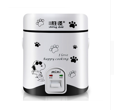

Super mini rice cooker 200W 12L capacity mini rice cooker suit 1-2 people stew soup heat lunch box cooking tools