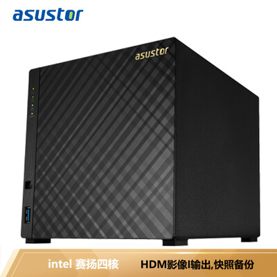 

Asustor AS3204T v2 4 disk four core Celeron 16 with HDMI NAS network storage server