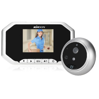 

DANMINI 3" LCD 720P Digital Peephole Viewer 160° Door Eye Doorbell HD IR Camera Night Vision Photo TakingVideo Recording for Home