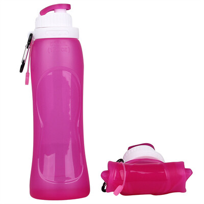 

Collapsible Water Bottle-500ML with BPA Free MyFriday Silicone Leak Proof Foldable Sports Bottle for Sports Outdoor Travel Camping