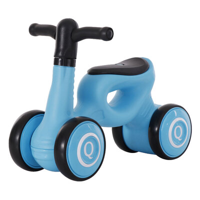 

Kids Balance Bike 4 Wheels No Pedals Plastic Baby Ride-on Toys Twist&Wiggle Scooter For 10-36 Months Girl Boy Pink