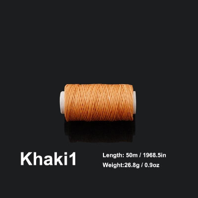 

10mm 50 Meters Long Flat Waxed Thread Waxed String for Leather Sewing