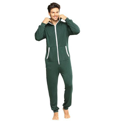 

New Adult Pajamas Unisex Pyjamas Onesie Mens Women One Piece Pajamas Sleepsuit Sleepwear Hooded Homewear
