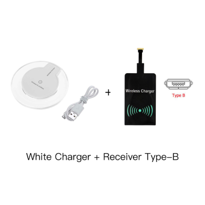 

Wireless Charger & Receiver For ALL PHONES iPhoneX Samsung Xiaomi Ultra-Thin Mobile Phone Qi Fast Charge Wireless Charging Base