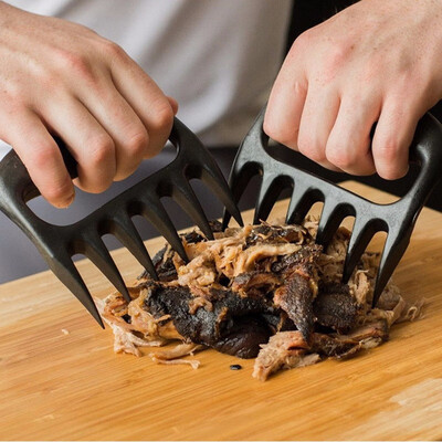

2 pcslot Bear Meat Claws Black BBQ Meat Claws Tools Shredding Lift Tongs Pull Handler Handling