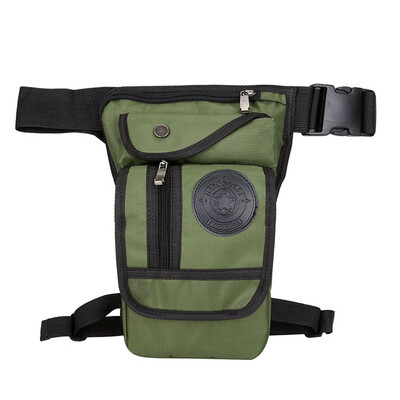 

Men Nylon Drop Leg Bag Tactical Military Motorcycle Rider Waterproof Travel Multi-pocket Thigh Hip Belt Waist Pouch Fanny Pack