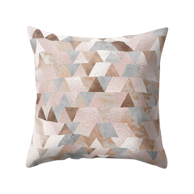 

Colorful Pillowcase 4545 Rosiest Geometric Marble Texture Pillow Case Super Soft Throw Sofa Bed Cushion Cover Protector Micro Fib