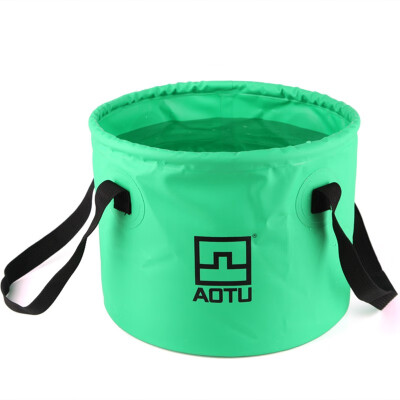 

Portable 12L Outdoor Travel Folding Water Bucket Washbowl Fishing Bucket Water Pot Hiking Camping