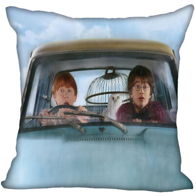 

Harry Potter Pillow Cover Bedroom Home Office Decorative Pillowcase Square Zipper Pillow Cases Satin Soft No Fade 35x35CM 35x35CM 35x35CM