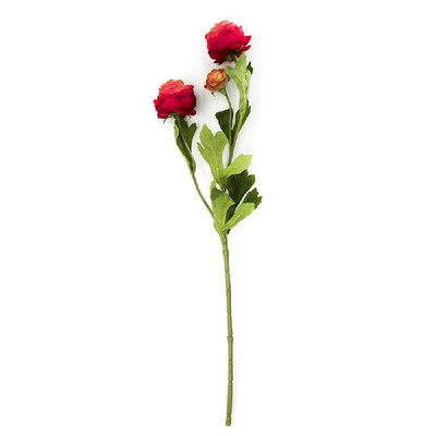

Simulation flower artificial fake flower European mini three small dew lotus diy wedding plant wall home office mall