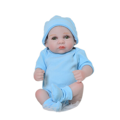 

Handmade 23 Inch Reborn Baby Boy Doll Full Silicone Body Lifelike Baby Dolls For Kid Birthday Gifts Bedtime Play Toy