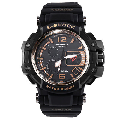 

Mens Stylish Sports Multi-function Electronic Waterproof Watch Dual Display Wristwatches