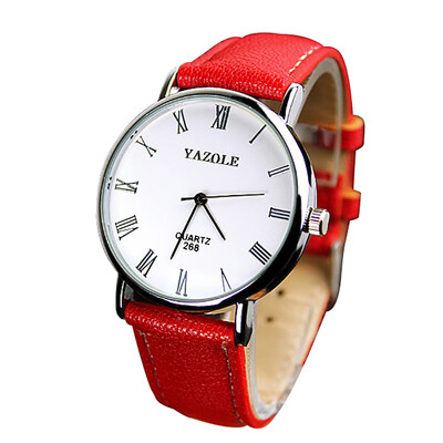

YAZOLE 268 Quartz Watch Man Fashion Casual Business Leather Watch