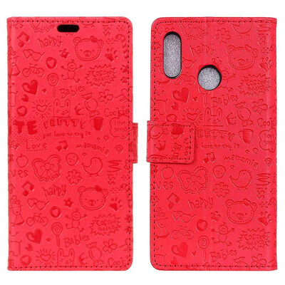 

MOONCASE HTC U12 Life Little Witch Leather Case - Red
