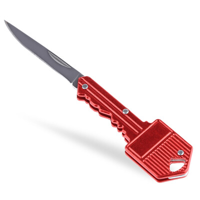

Foldable Key-shaped Chain Knife Tool for Camping