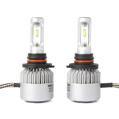 

9005 S2-TX- Enhanced Edition PRO 2PCS Led Cob LED Chip Car Headlamp 36W 6500K White Light 8000LM Car Bulb Fog Light Silver