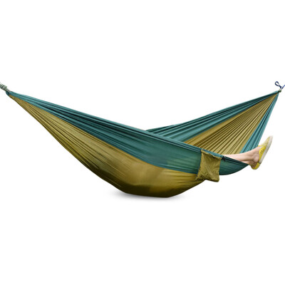 

Outdoor One Person Assorted Color Parachute Nylon Fabric Hammock