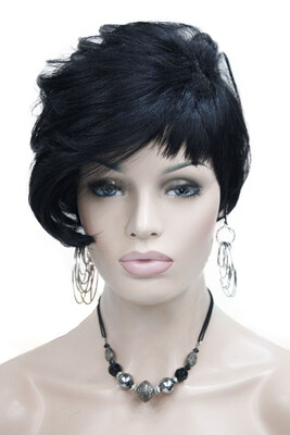 

StrongBeauty Short Soft Asymmetrical Golden Blonde to Brown Ombre Wig heat freindy Full Synthetic wig COLOUR CHOICES