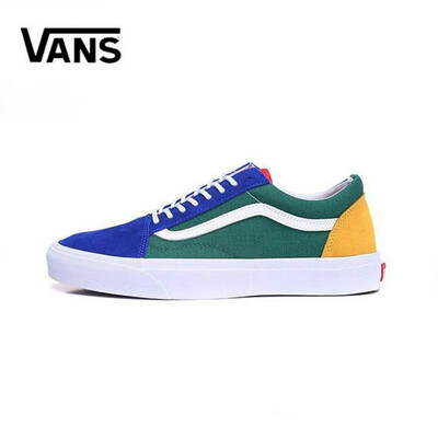 

2019 Original Vans old skool sk8 hi mens womens canvas sneakers black white red YACHT CLUB MARSHMALLOW fashion skate casual shoes
