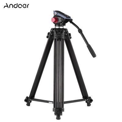 

Andoer Professional Aluminum alloy Panorama Tripod Fluid Hydraulic Head Ballhead for Canon Nikon Sony DSLR Camera & Video Recorder