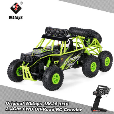 

Original Wltoys 18628 118 24G 6WD Electric Off-Road Rock Crawler Climbing RC Buggy Car RTR