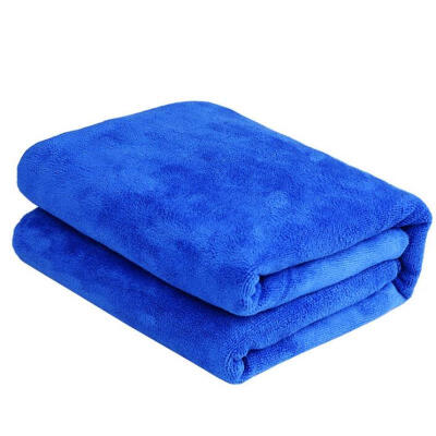 

Shuoji SUOTJIF high quality plus velvet fiber cleaning towel home absorbent towel car wash towel 30com70cm two loaded blue