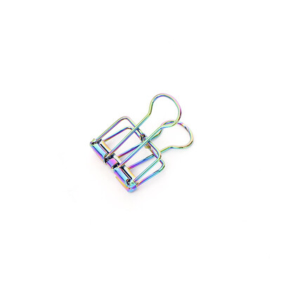 

Rose Gold Craft Metal Photo Chanel Mini Book Paper Clips Binder Decorative Office Organizer Accessories Stationary
