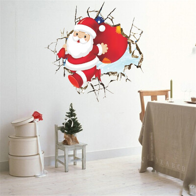 

Removable 3D Sticker Painting Home Decor Wall Sticer for Kid Festival Christmas No Need to Transfer the Film Paste it Directly